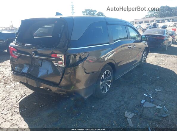 5FNRL6H79NB052237 2022 HONDA ODYSSEY Silver Tył prawy