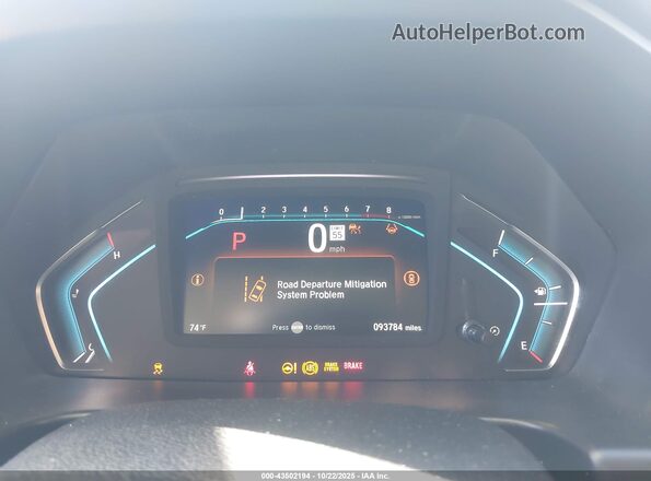 5FNRL6H79NB052237 2022 HONDA ODYSSEY Silver Widok tylnych siedzeń