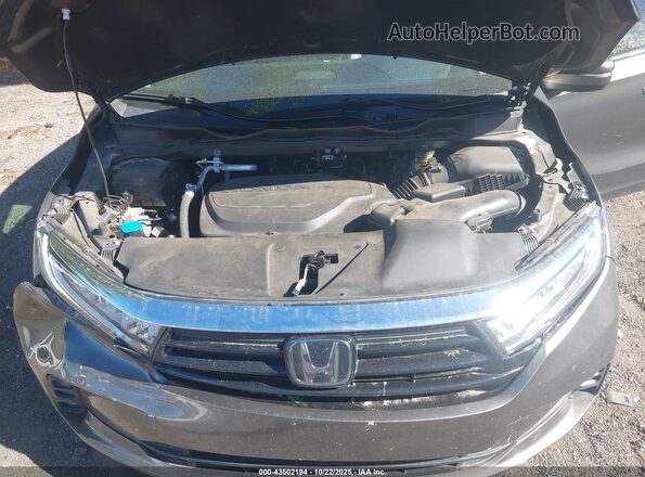 5FNRL6H79NB052237 2022 HONDA ODYSSEY Silver Widok z tyłu