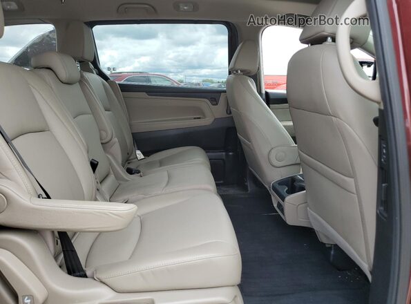 5FNRL6H7XLB025741 2020 HONDA ODYSSEY Burgundy უკანა სალონის ხედი