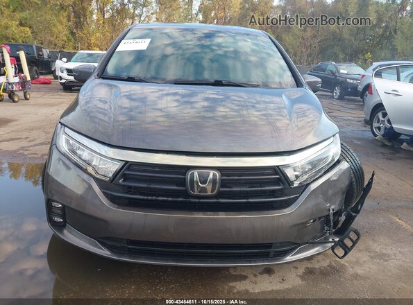 5FNRL6H7XNB008974 2022 HONDA ODYSSEY Gray Vista del cuadro de instrumentos