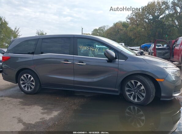 5FNRL6H7XNB008974 2022 HONDA ODYSSEY Gray Vista interior trasera