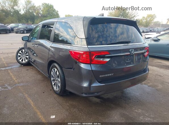 5FNRL6H7XNB008974 2022 HONDA ODYSSEY Gray Trasero izquierdo