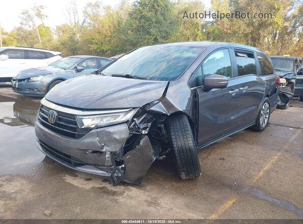 5FNRL6H7XNB008974 2022 HONDA ODYSSEY Gray Vista tres cuartos delantera izquierda