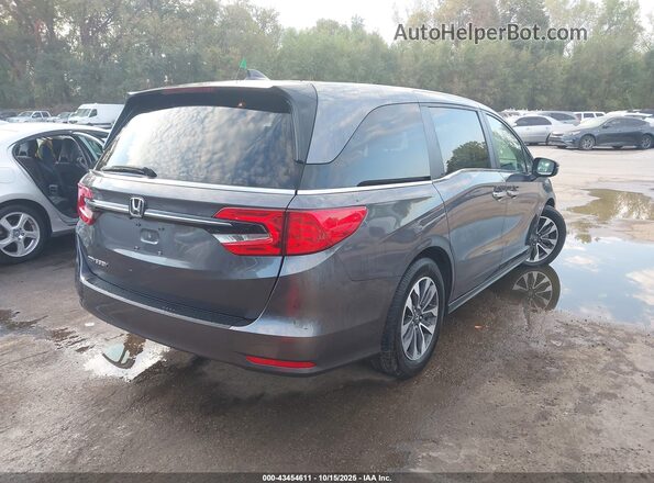 5FNRL6H7XNB008974 2022 HONDA ODYSSEY Gray Trasero derecho