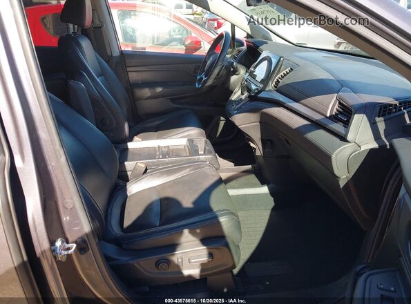 5FNRL6H7XNB051176 2022 HONDA ODYSSEY Серый Вид салона спереди