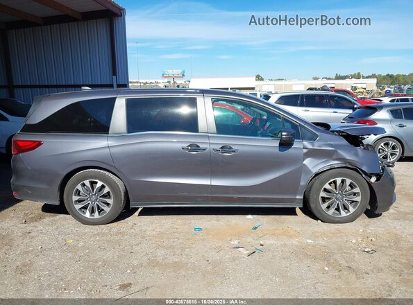 5FNRL6H7XNB051176 2022 HONDA ODYSSEY Серый Вид задней части салона