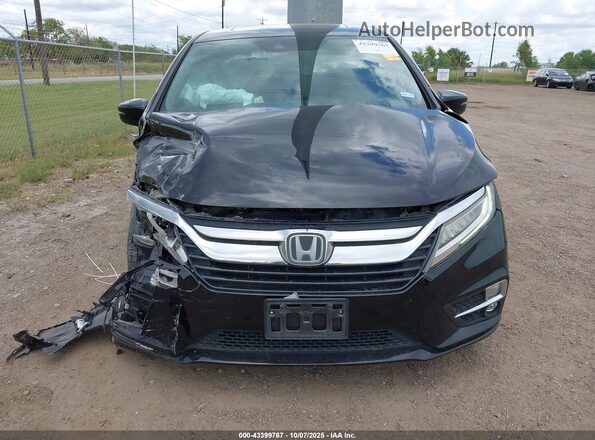 5FNRL6H80LB006804 2020 HONDA ODYSSEY Черный Вид задней части салона