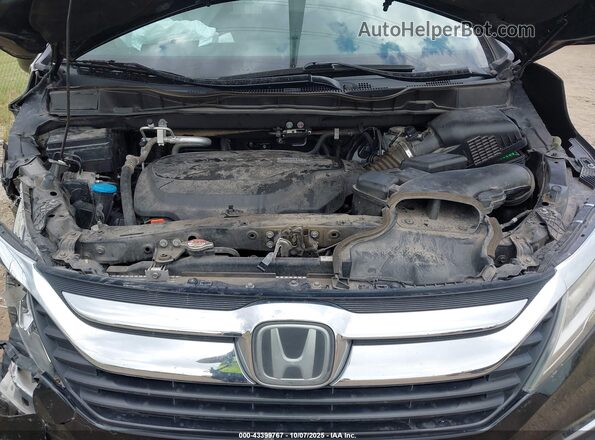 5FNRL6H80LB006804 2020 HONDA ODYSSEY Черный Вид сзади