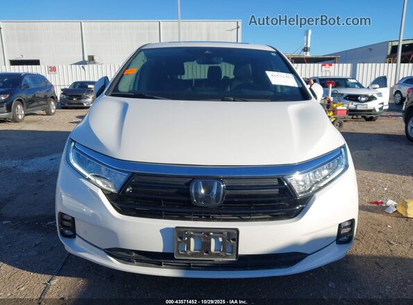 5FNRL6H80MB012183 2021 HONDA ODYSSEY White Vista del cuadro de instrumentos