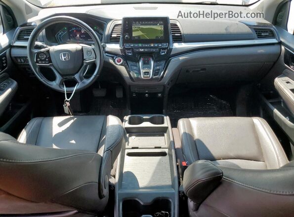 5FNRL6H82MB003761 2021 HONDA ODYSSEY Silver Dashboard view