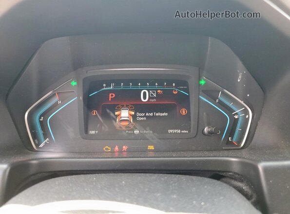 5FNRL6H82MB003761 2021 HONDA ODYSSEY Silver Instrument cluster view