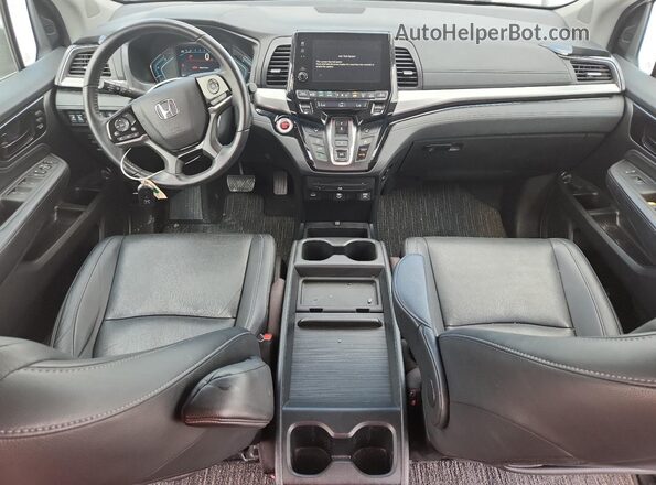 5FNRL6H83MB007639 2021 HONDA ODYSSEY White Dashboard view