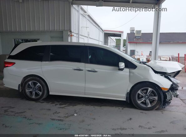 5FNRL6H84KB081875 2019 HONDA ODYSSEY Белый Вид задней части салона