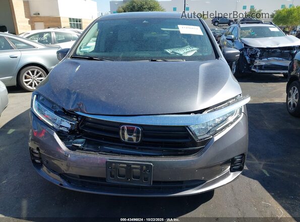 5FNRL6H84PB018606 2023 HONDA ODYSSEY Серый Вид щитка приборов