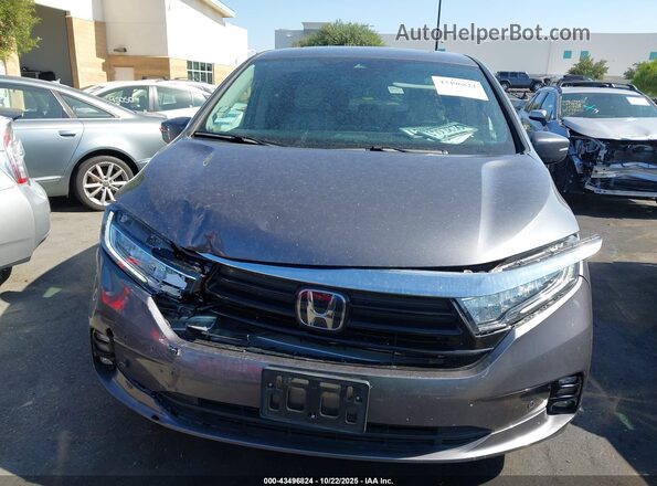 5FNRL6H84PB018606 2023 HONDA ODYSSEY Серый Вид спереди