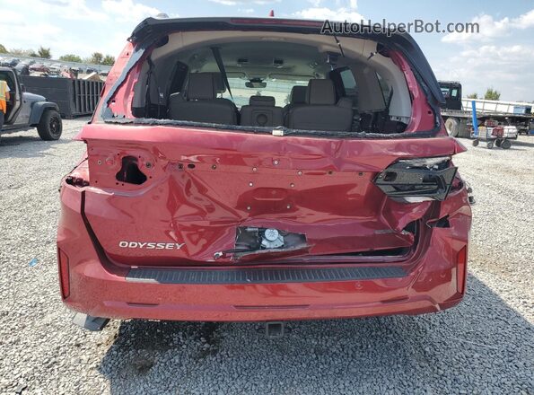 5FNRL6H84SB002849 2025 HONDA ODYSSEY Burgundy Հետևի տեսք