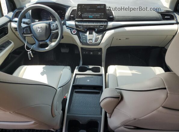 5FNRL6H84SB002849 2025 HONDA ODYSSEY Burgundy Առջևի վահանակի տեսք