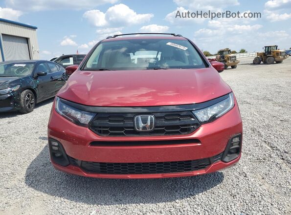 5FNRL6H84SB002849 2025 HONDA ODYSSEY Burgundy Դիմացի տեսք