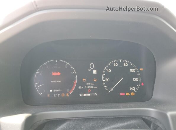 5FNRL6H84SB002849 2025 HONDA ODYSSEY Burgundy Սարքավորումների վահանակի տեսք