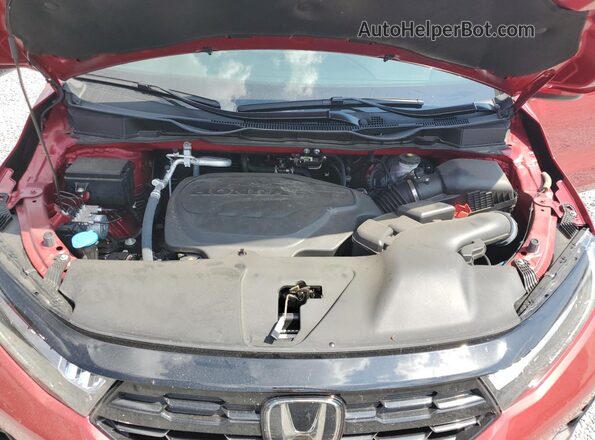 5FNRL6H84SB002849 2025 HONDA ODYSSEY Burgundy Շարժիչի բաժամունքի տեսք