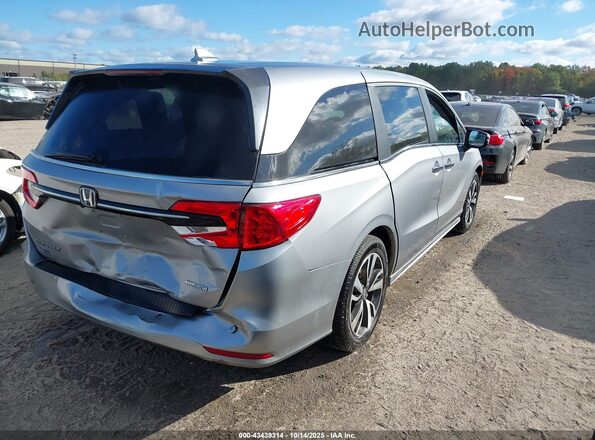 5FNRL6H85MB042750 2021 HONDA ODYSSEY Silver Задня права чверть