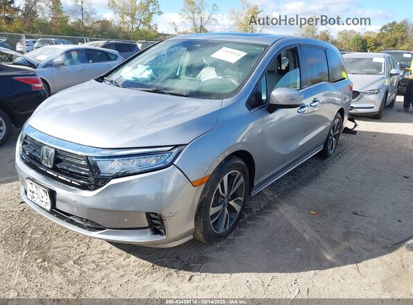 5FNRL6H85MB042750 2021 HONDA ODYSSEY Silver Передня ліва чверть