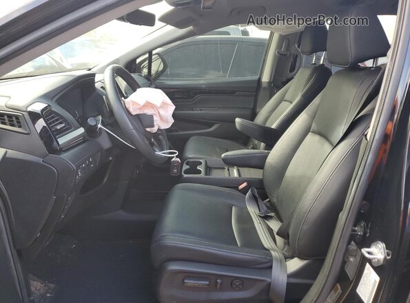 5FNRL6H86NB025117 2022 HONDA ODYSSEY Black წინა სალონის ხედი