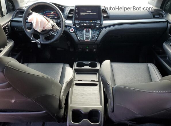 5FNRL6H86NB025117 2022 HONDA ODYSSEY Black წინა პანელის ხედი