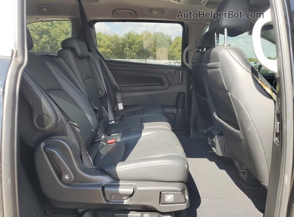 5FNRL6H86NB025117 2022 HONDA ODYSSEY Black უკანა სალონის ხედი