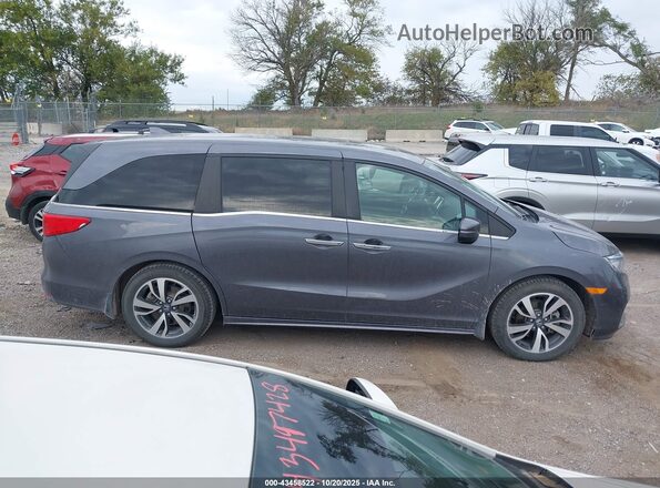 5FNRL6H88MB025960 2021 HONDA ODYSSEY Gray უკანა სალონის ხედი