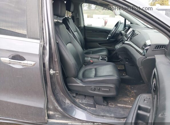 5FNRL6H88MB025960 2021 HONDA ODYSSEY Gray წინა სალონის ხედი
