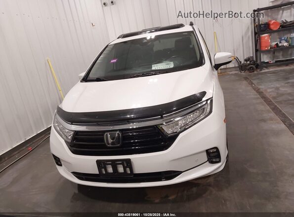 5FNRL6H88NB046826 2022 HONDA ODYSSEY White Vista del cuadro de instrumentos