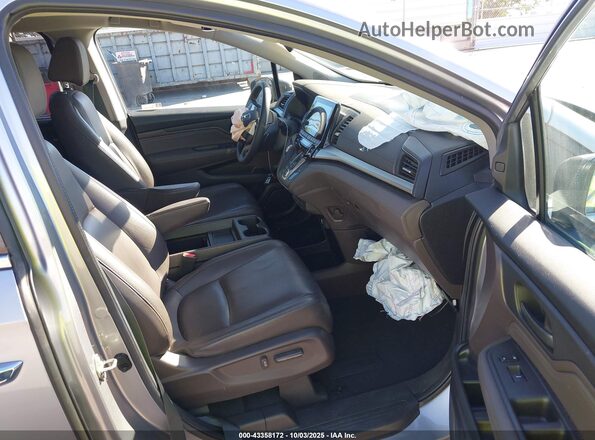 5FNRL6H89LB007207 2020 HONDA ODYSSEY Серый Вид салона спереди