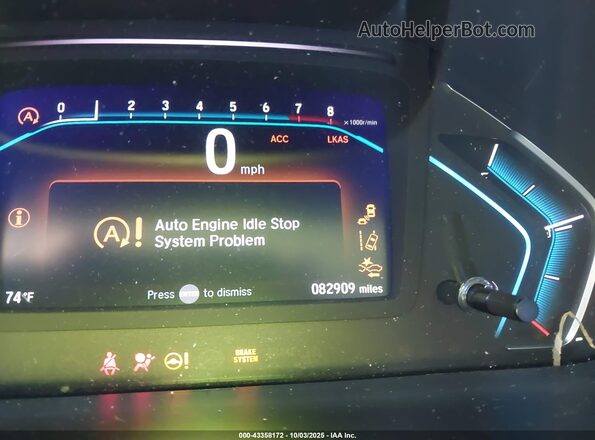 5FNRL6H89LB007207 2020 HONDA ODYSSEY Серый Вид задних сидений