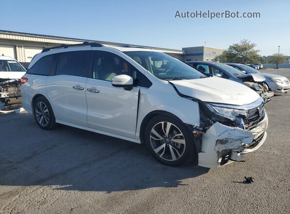 5FNRL6H89MB018239 2021 HONDA ODYSSEY White Przód prawy