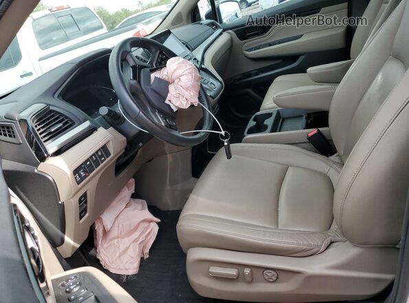5FNRL6H89MB018239 2021 HONDA ODYSSEY White Widok wnętrza z przodu
