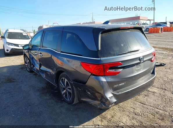 5FNRL6H8XPB074923 2023 HONDA ODYSSEY Gray Trasero izquierdo