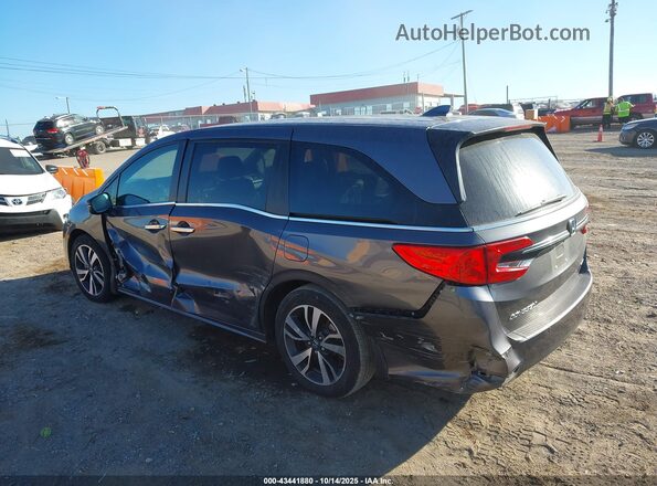 5FNRL6H8XPB074923 2023 HONDA ODYSSEY Gray Vista interior trasera