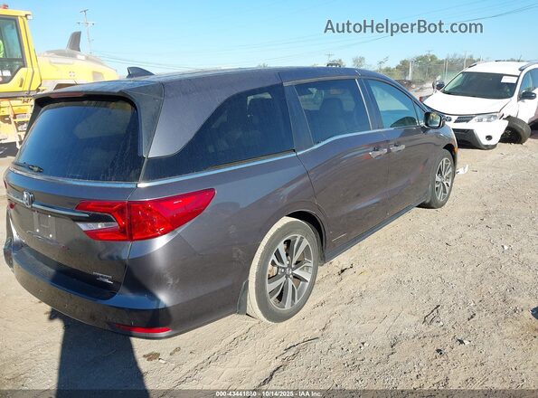 5FNRL6H8XPB074923 2023 HONDA ODYSSEY Gray Trasero derecho