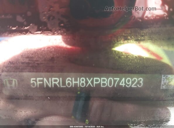 5FNRL6H8XPB074923 2023 HONDA ODYSSEY Gray Vista del compartimento del motor