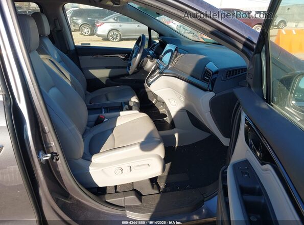 5FNRL6H8XPB074923 2023 HONDA ODYSSEY Gray Vista interior delantera
