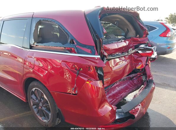 5FNRL6H90RB074067 2024 HONDA ODYSSEY Red 