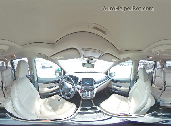 5FNRL6H97LB035306 2020 HONDA ODYSSEY Gray Vista interior de 360 grados