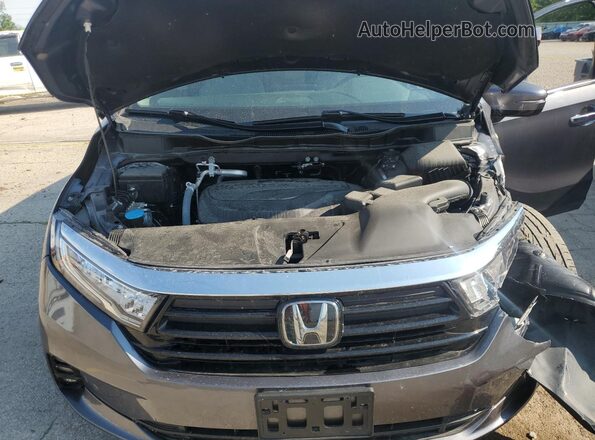 5FNRL6H97RB004761 2024 HONDA ODYSSEY Gray 