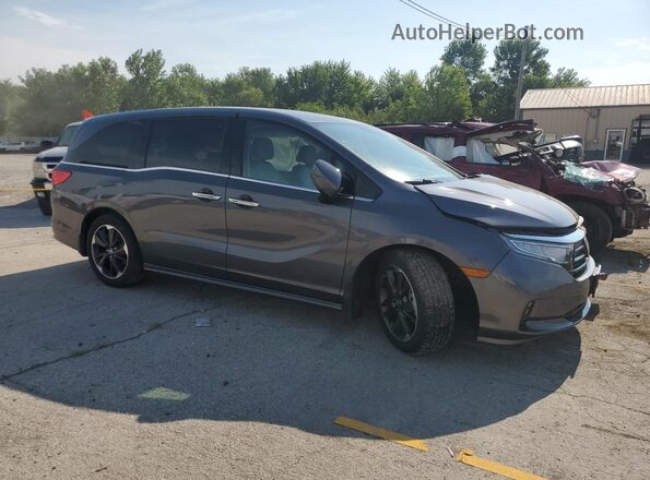 5FNRL6H97RB004761 2024 HONDA ODYSSEY Gray 