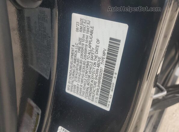 5FNRL6H98RB002551 2024 HONDA ODYSSEY Black 