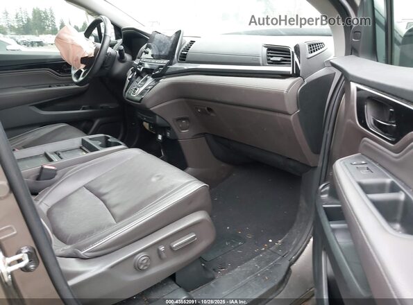 5FNRL6H99MB017021 2021 HONDA ODYSSEY Gray Vista interior delantera