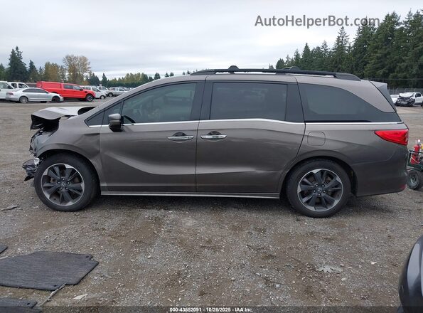 5FNRL6H99MB017021 2021 HONDA ODYSSEY Gray 