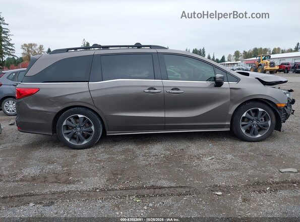 5FNRL6H99MB017021 2021 HONDA ODYSSEY Gray Vista interior de 360 grados